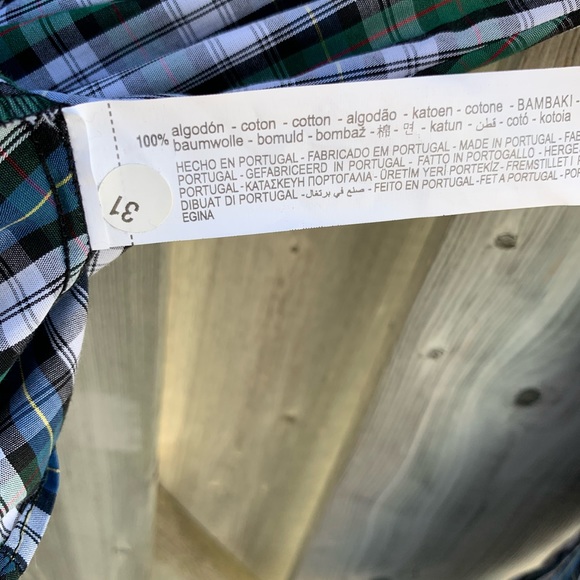 NEW| ZARA 100% Cotton Plaid Shirt - Picture 12 of 16